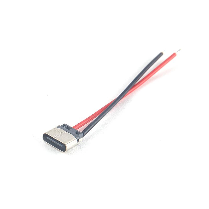 5pcs USB Type-C 2P Welding Wire Female Connector Cable For Mobile Phone Charging