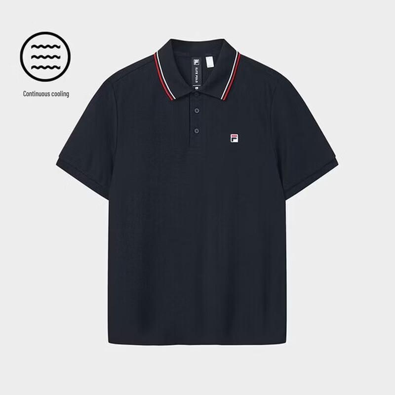 Fila Men's Knit Cool-Touch Short-Sleeve Polo Shirt