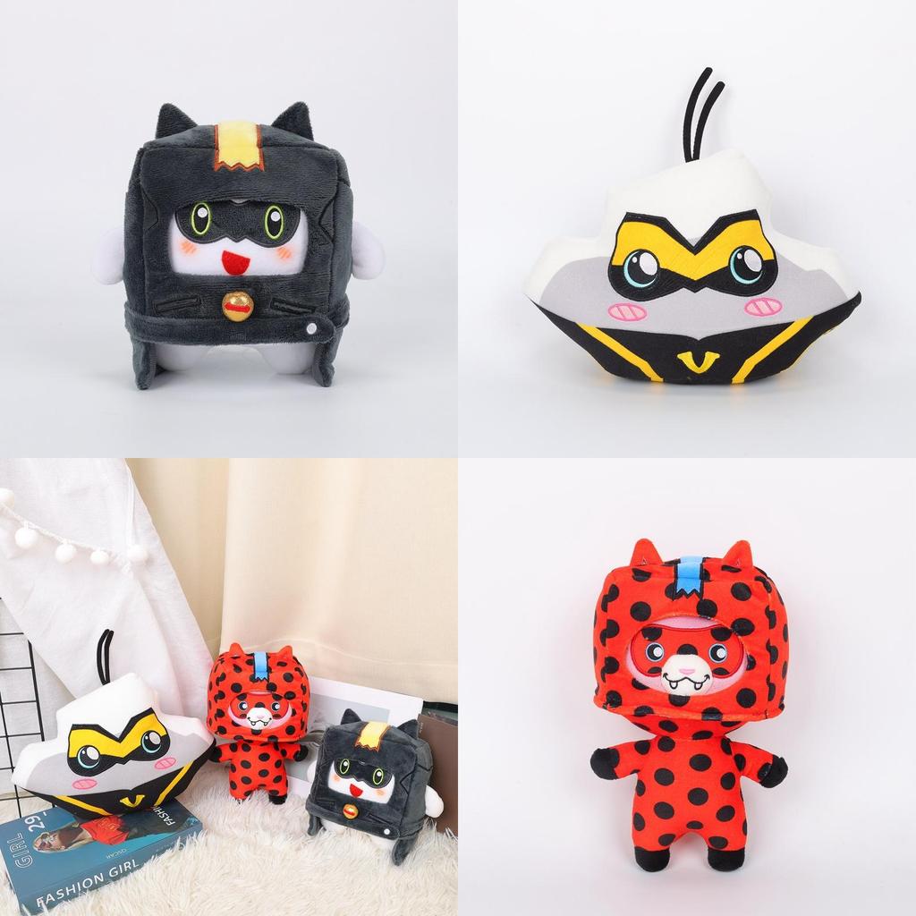 Peluche Serie Coccinella Magica Volpe Carino e Morbido Peluche Per Bambini 25cm
