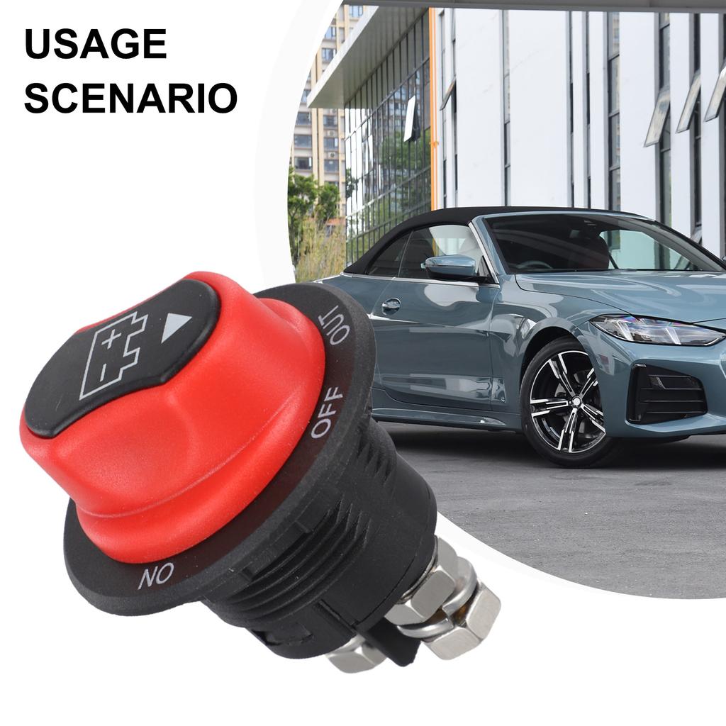 Efficient Power Management Device Battery Switch Isolator for Car Marine Boat Motorbike Prevents Battery Drain