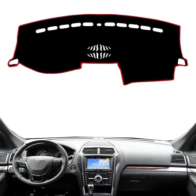 For Ford Explorer 2011 2012 2013 2014 2015 2016 2017 2018  Auto Dashboard Cover Mat Pad Dash Sunshade Carpet Car Accessories