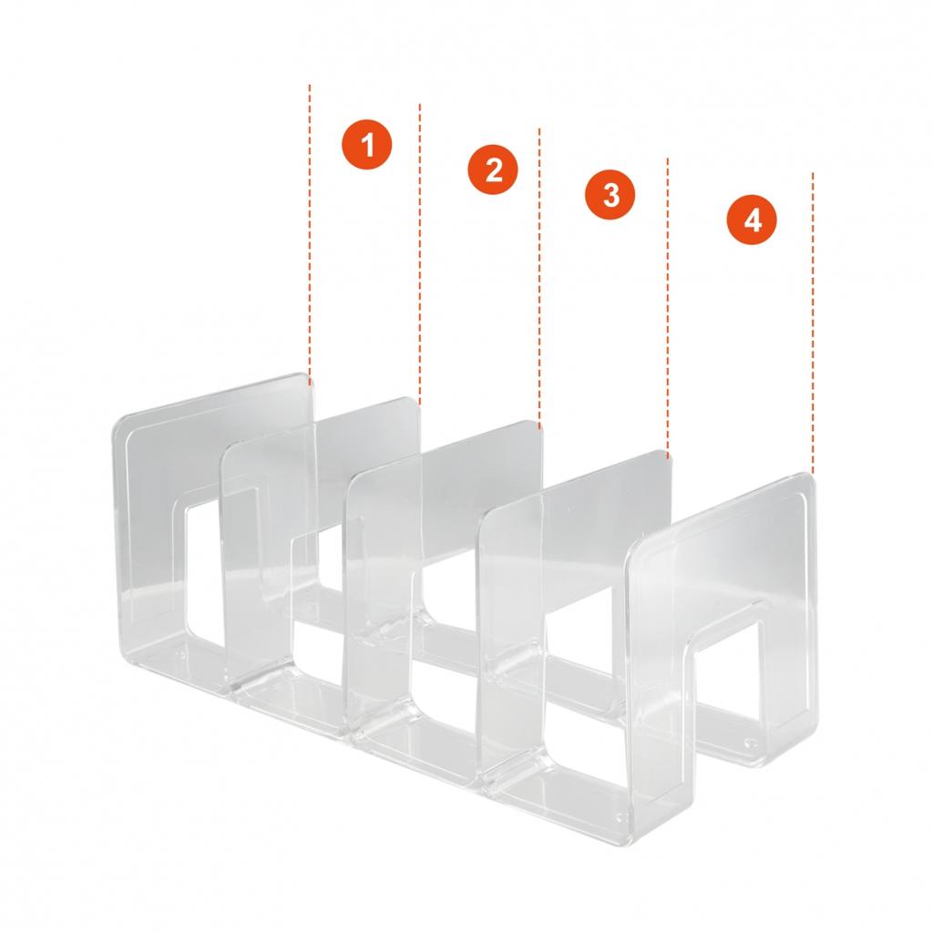 Clear Acrylic Handbag Storage Rack Women Stackable Design Stylish