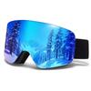 VCOROS Ski and Snowboard Goggles, Glasses Compatible, UV400 Protection, OTG Wide Field of View, Dual Lenses, Windproof, Snowproof, Anti-Fog, Detachabl