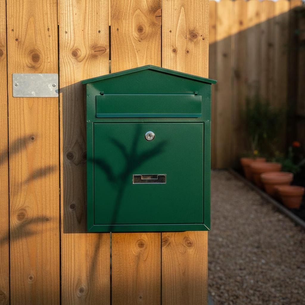 Wall Mounted Mailbox Secure Key-Operated Lock Easy to Accessible