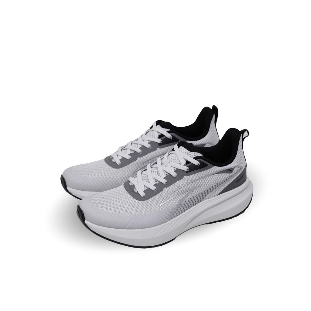 Anta Cloud Trace PRO Fabric Cushioning, Wear Resistant Low Top Casual Running Shoes Men's Cumulus Gray 112545522R-4