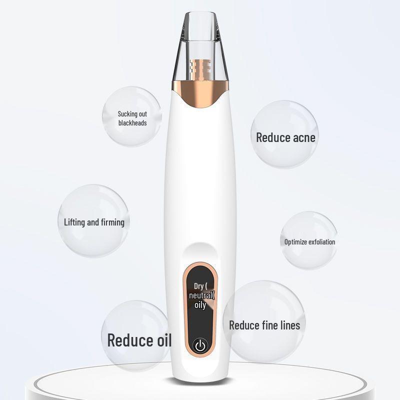 Micro-Bubble Blackhead Suction Cleaner: Electric Facial Pore Cleansing and Acne Removal Tool