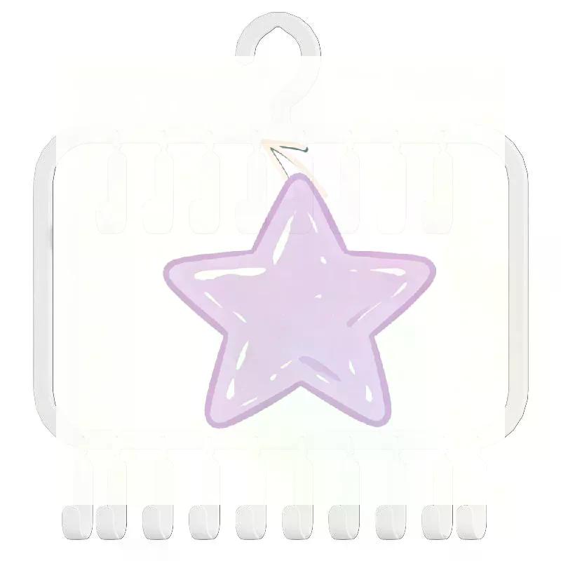 1Pcs Wardrobe Vest, Underwear, Camisole Storage Hanger, Hat Hanger, Multifunctional Hook And Clip Clothes Drying Rack