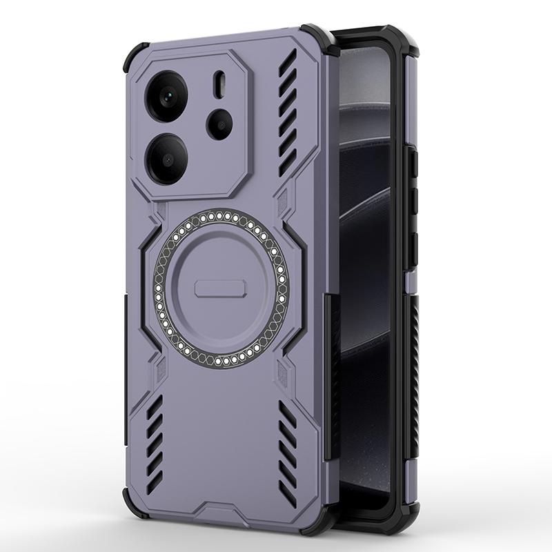 For Redmi Note 14 4G Global Case For Redmi Note 14 Pro 4G Global Cover Airflow Channels Heat Dissipation Shockproof Bumper