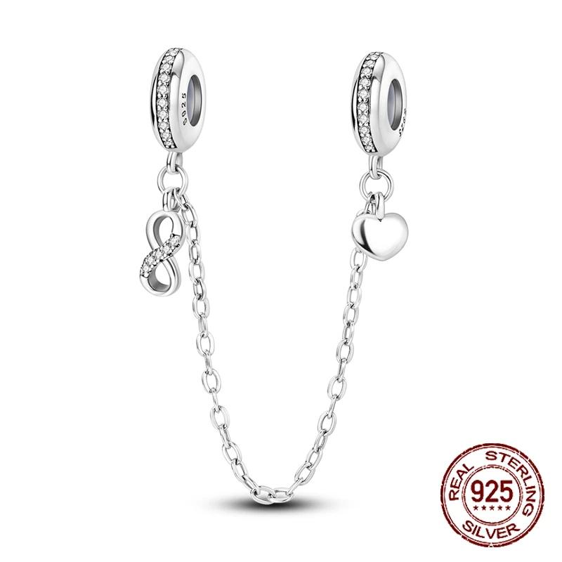 Inlaid Zircon Charm Beads Copper Color Love Heart Snake Dangle Fit Original Bracelet Charms Pendant Jewelry