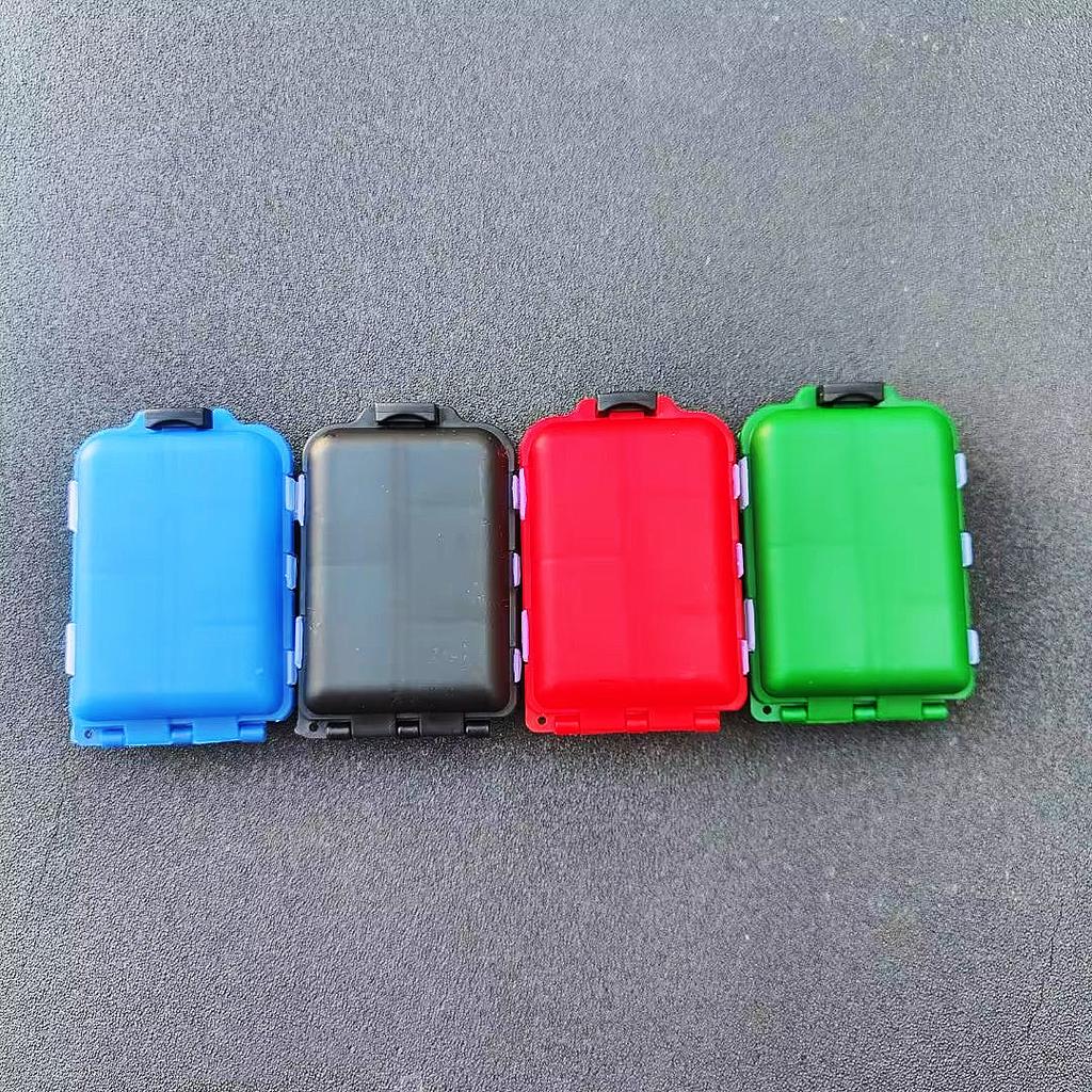 Portable Fishing Tackle Box,10Compartments Double Layer Lure Storage Case, Waterproof Fishing Accessories Outdoor Fishing