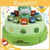 Sapo Saltador Musical Elétrico Brinquedo Giratório Para Crianças Com Controle de Voz e Interação Pai-Filho