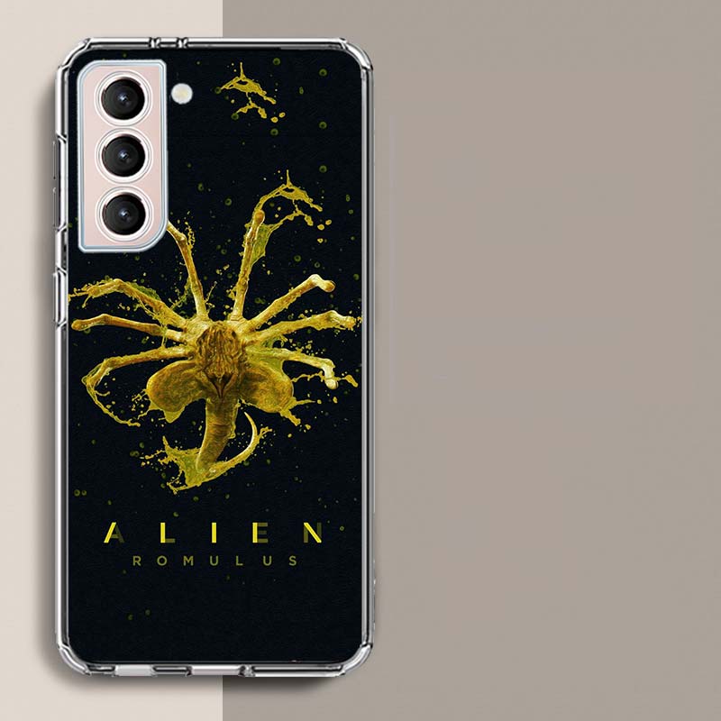 COOL A-Alien Xenomorph Phone Case For Samsung Galaxy S25 Edge S24 S23 FE S21 S20 S10 Plus S22 S26 Ultra Cover Clear Cases TPU Ca