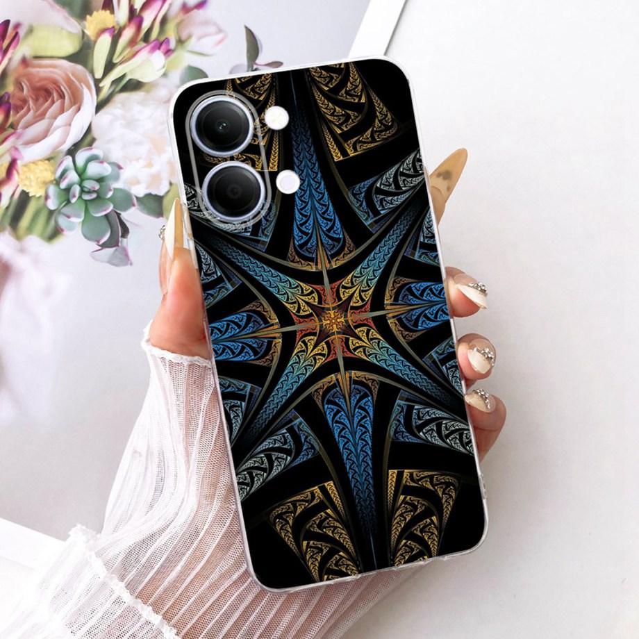 For Vivo Y05 Y11D 4G / Vivo Y11 5G Y21 5G Phone Case Soft Silicone Clera Cover Butterfly Dragon Cat Floral Painting Bumper Funda
