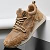 2025 autumn and winter new Martin boots popular high-top first-layer leather men's shoes men's warm casual short boots