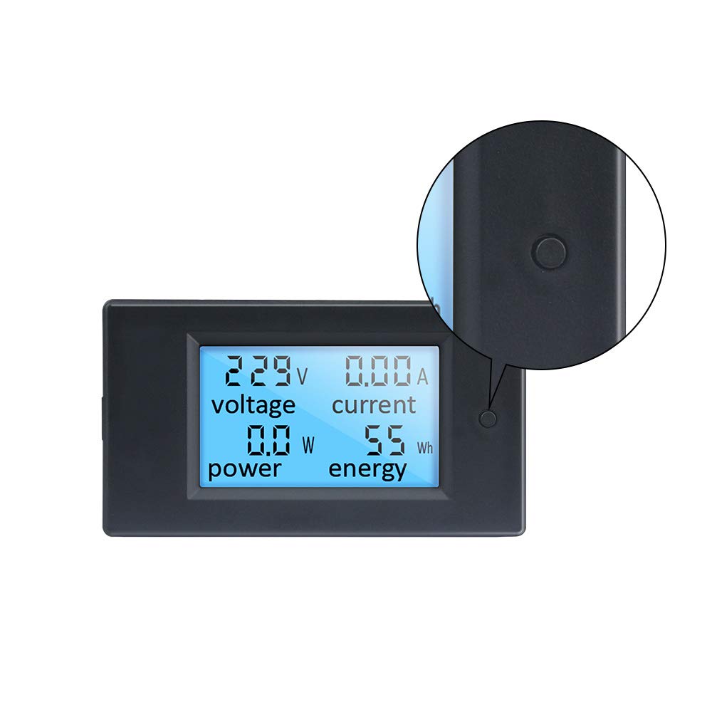 Voltmetru multifuncțional AC Monitor de putere de energie AC 80-260/100A Volt Amperi putere Voltmetru Ampermetru