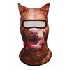 Men And Women Face Mask Funny Head Sweat-Absorbing Outdoor Activities With Ears Halloween Parties Animal Pattern Cute