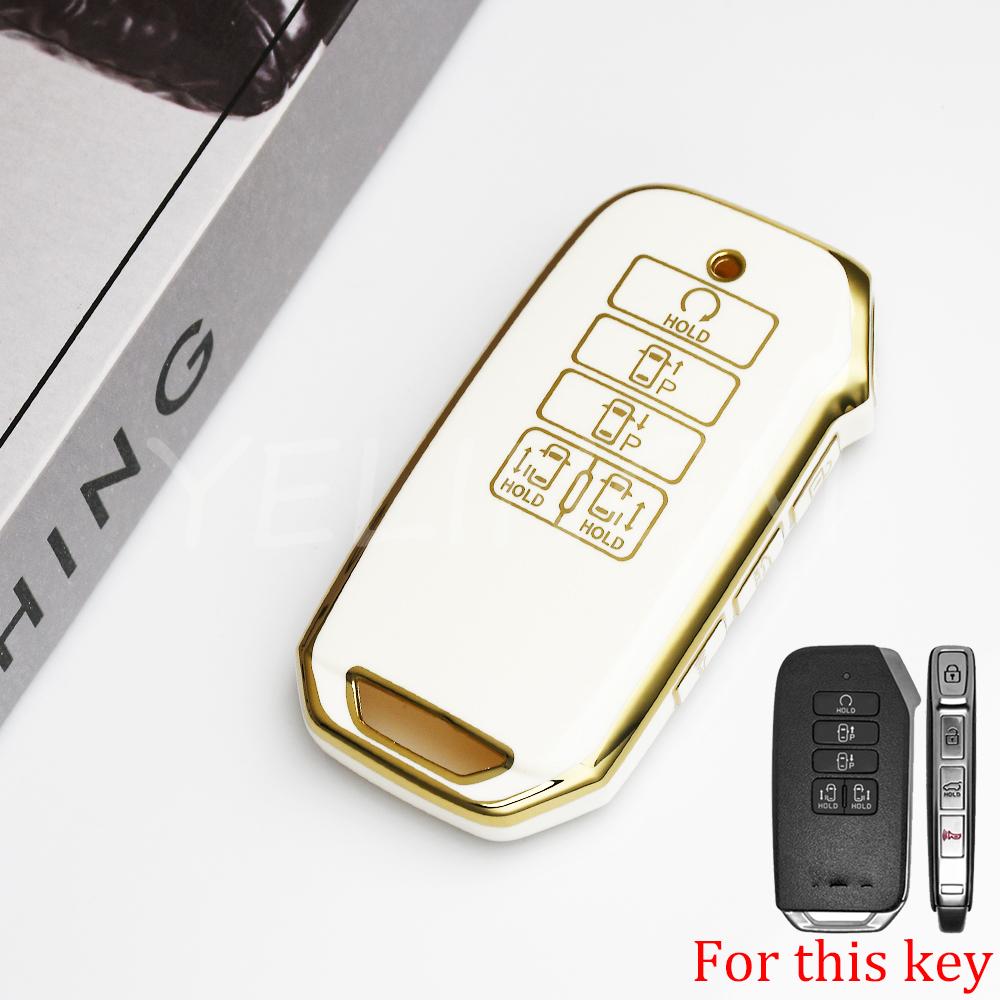 9Buttons Car Key Case Cover New Tpu For Kia Ev6 New Carnival Sedona K8 V6 Gt Line Dl3 Mq4 K5 Grand Sorento