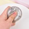 12Pcs Stress Relief Dumpling Squeeze Toy with Steamer Clear Glitter Steamed Bun Sensory Toy