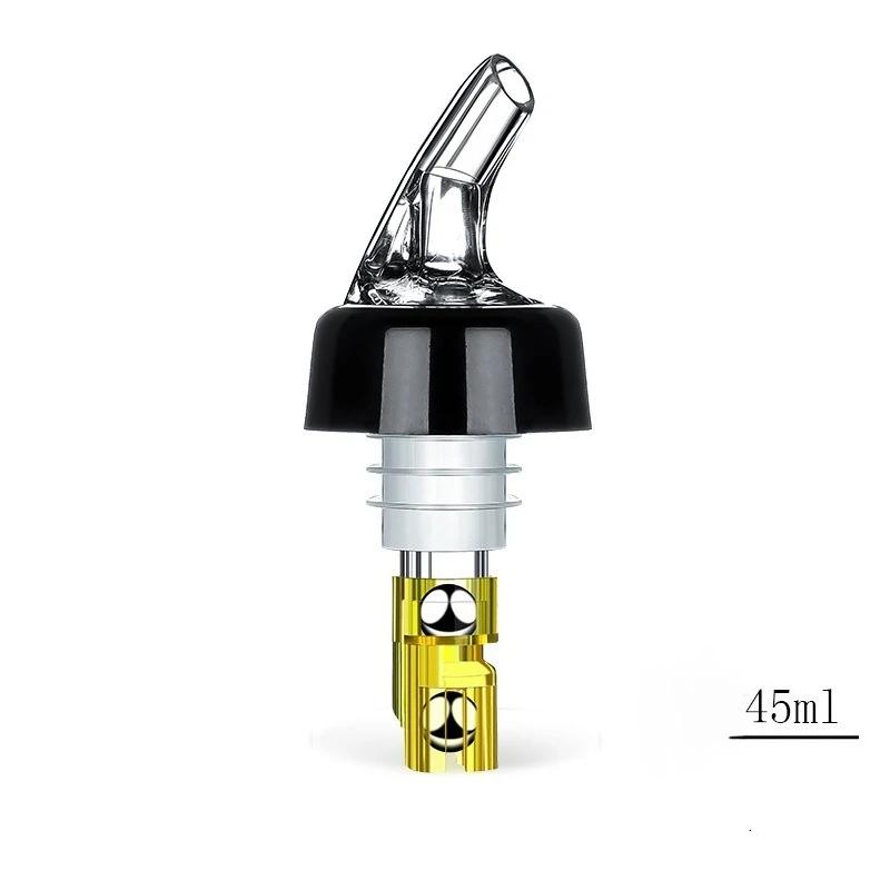 1.5oz/45ml Automatic Measured Bottle Pourer - Quick Shot Spirit Measure Pourer Drinks Wine Cocktail Dispenser Home Bar Tools