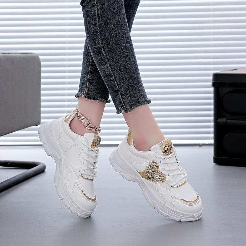 Fashion Lady Fitness Women Breathable Sneakers Woman Casual Shoes Cushion Female Comfortable Low Top Sock Sneakers Non-slip Walking Shoe