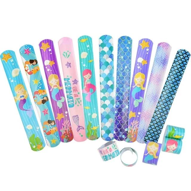Mermaid Birthday Party Decoration 3D Balloons Cup Plate Napkins Banner For Kids Girls Party Favor Gifts Baby Shower Photo Props