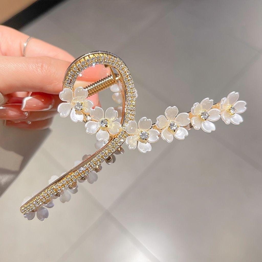 Alloy Womens Back-of-Head Grabber Large High-End Hair Claw Clip Summer 2026 Shark Clip Headpiece Japan and Korean Style
