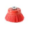 1PC 100mm M14 Cup Nylon Abrasive Brush Wheel P80 Pile Polymer Abrasive Grinder Tool 3" 4" 5"