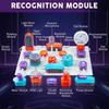 Science Circuit for Kids, 53PCS DIY Electronics Exploration Kit with 150+ Projects, Physics Science Experiments Circuit Board Kit, School Family