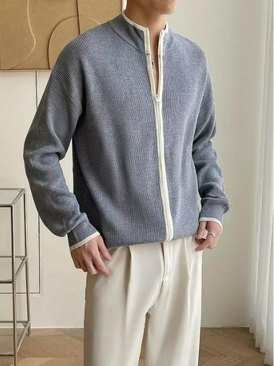 Trendiger Strick-Cardigan im koreanischen Stil - Lässig, vielseitig, warm und hochwertige Oberbekleidung.