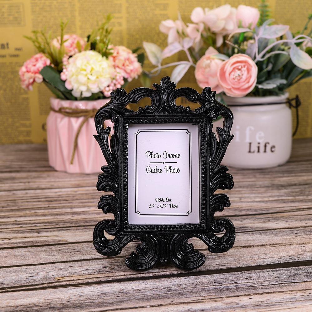 Resin Wedding Photo Frame Photo Prop Baroque Photo Holder Mini Retro Photo Frame