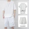 Set T-shirt Sportiva Casual Estiva e Pantaloncini da Uomo - Abbigliamento Giovanile Trendy, Vestibilità Larga