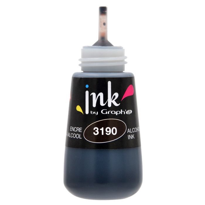 Ink by Graph'it marqueur Recharge 25 ml 3190 Wengé