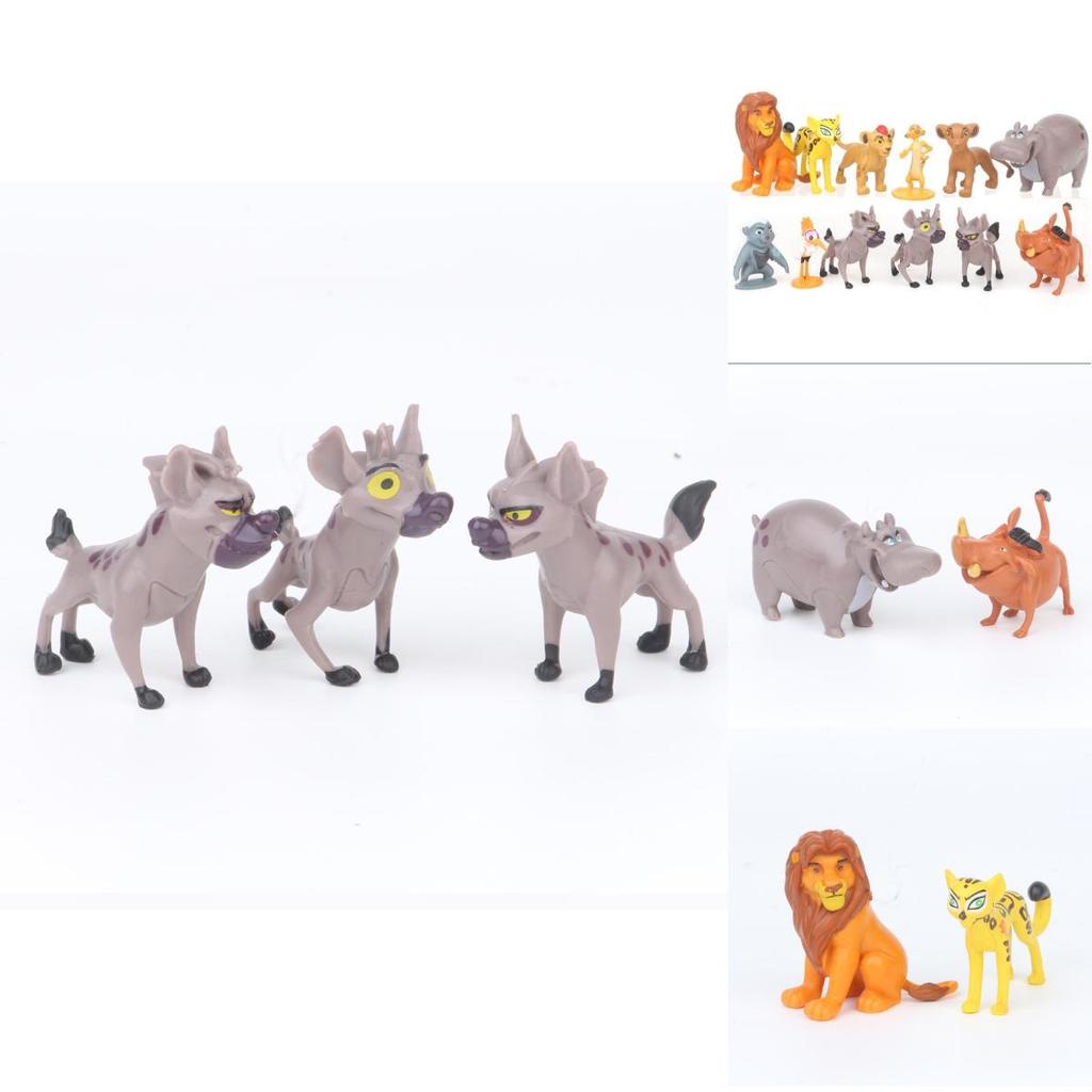 12pcs Movie The Lion King Simba Cake Toppers Action Figure Doll Set Kid Toy Gift Educational And Engaging Collection For Children And Collectors