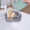 Multi functional Basin Corner Shelf Rotating Sponge Holder Sink Storage Basket  Laundry Room