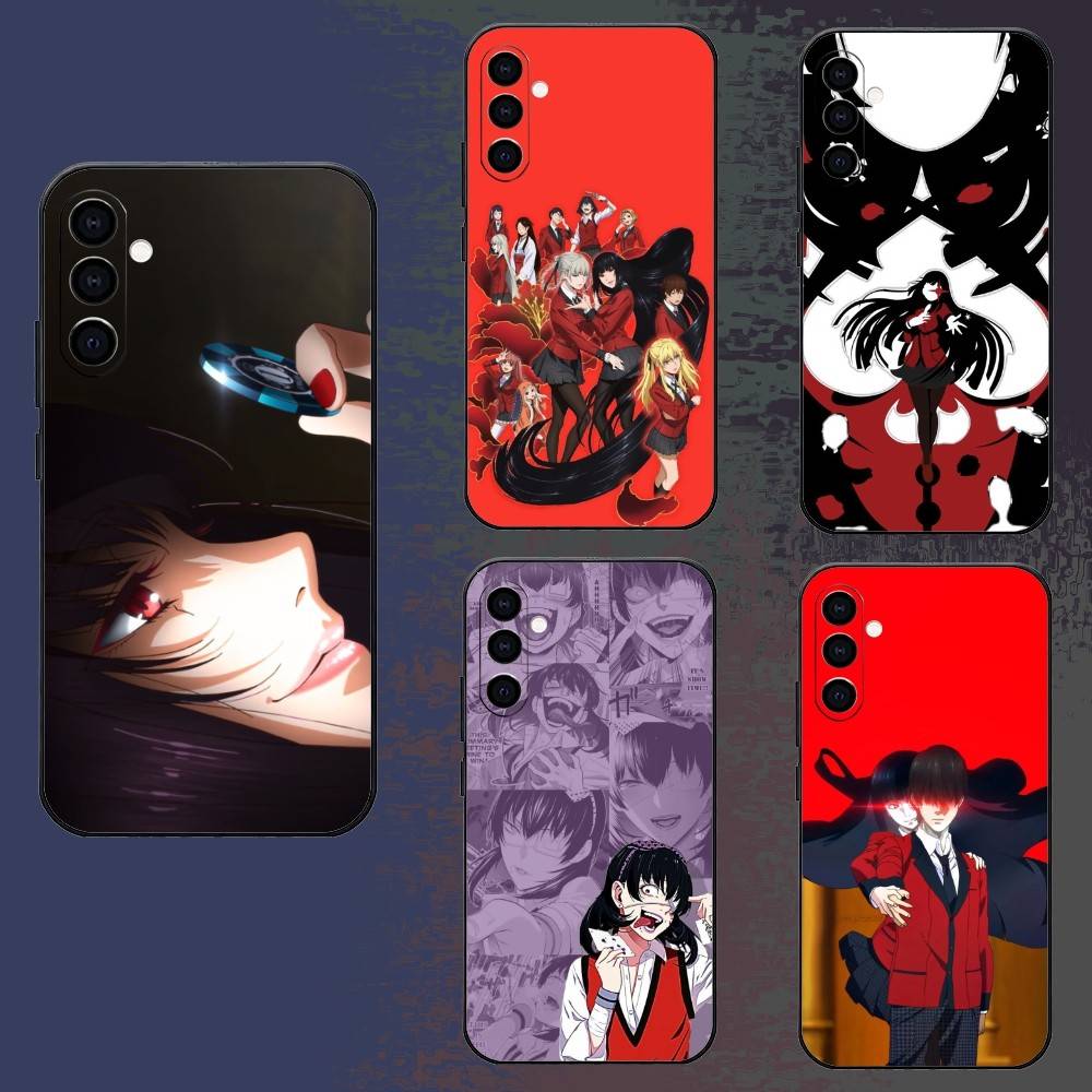 K-Kakegurui Phone Case For Samsung Galaxy A73,A72,A71,A70,A52,A51 Others Soft Black Cover