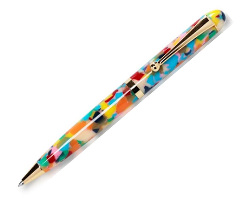 

Onishi Seisakusho Ballpoint Pen Acetate Thin Shaft Colorful Origami Colorful Design ONX-OR22