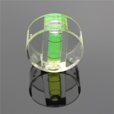 Multi-spec Acryl Disc Runde Dosenlibelle Wasserwaage Lineal Zubehör Grüne Wasserblasen
