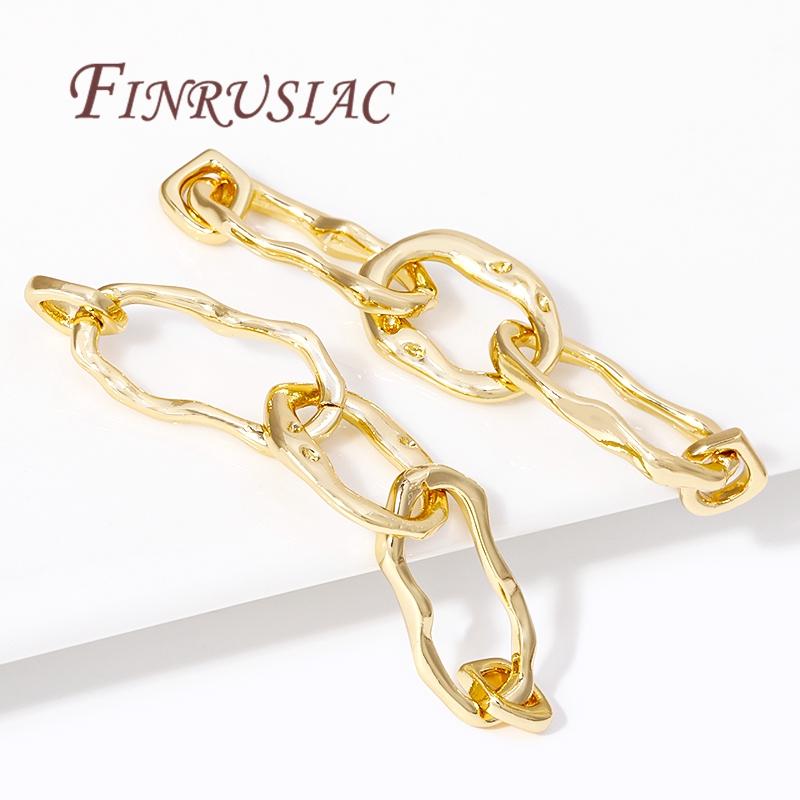 1/2/3Pcs/Lot 18K Gold Plated Connectors For Jewelry,Accessories For Bracelets Connector,DIY Jewelry Making,Necklace Connecting