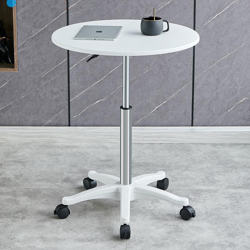 Household Simple Bedside Table Sofa Table Adjustable Height Small Table Flexible Rotation Mini Movable Table