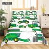 Duvet Cover Cartoon Excavator Tractor King Duvet Cover Cartoon Construction Truck Bedding Sets Vehicle for Children Room Decor