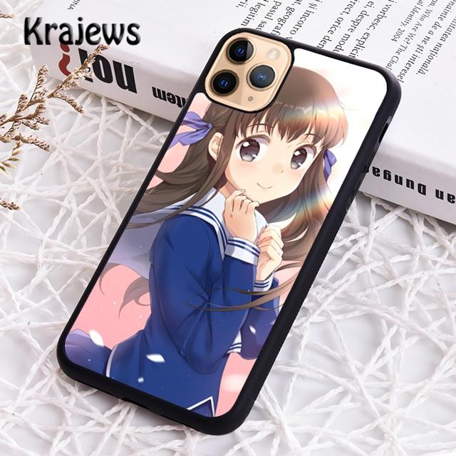 Krajews Fruits Basket Anime Handyhülle Cover Für iPhone 14 5 SE 6s 7 8 plus X XR XS 11 12 13 pro max Samsung Galaxy S21 S22ultra