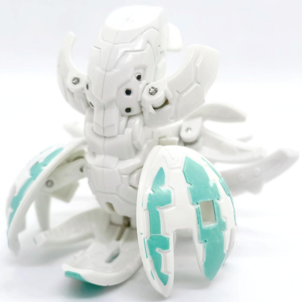 

Осьминог-бегемот, деформированное яйцо 3,6 см, игровая игрушка Hyper Dragonoid Battle белый