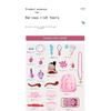 3-in-1 Kids Dressing Table Makeup Station with Suitcase Toy for Girls
