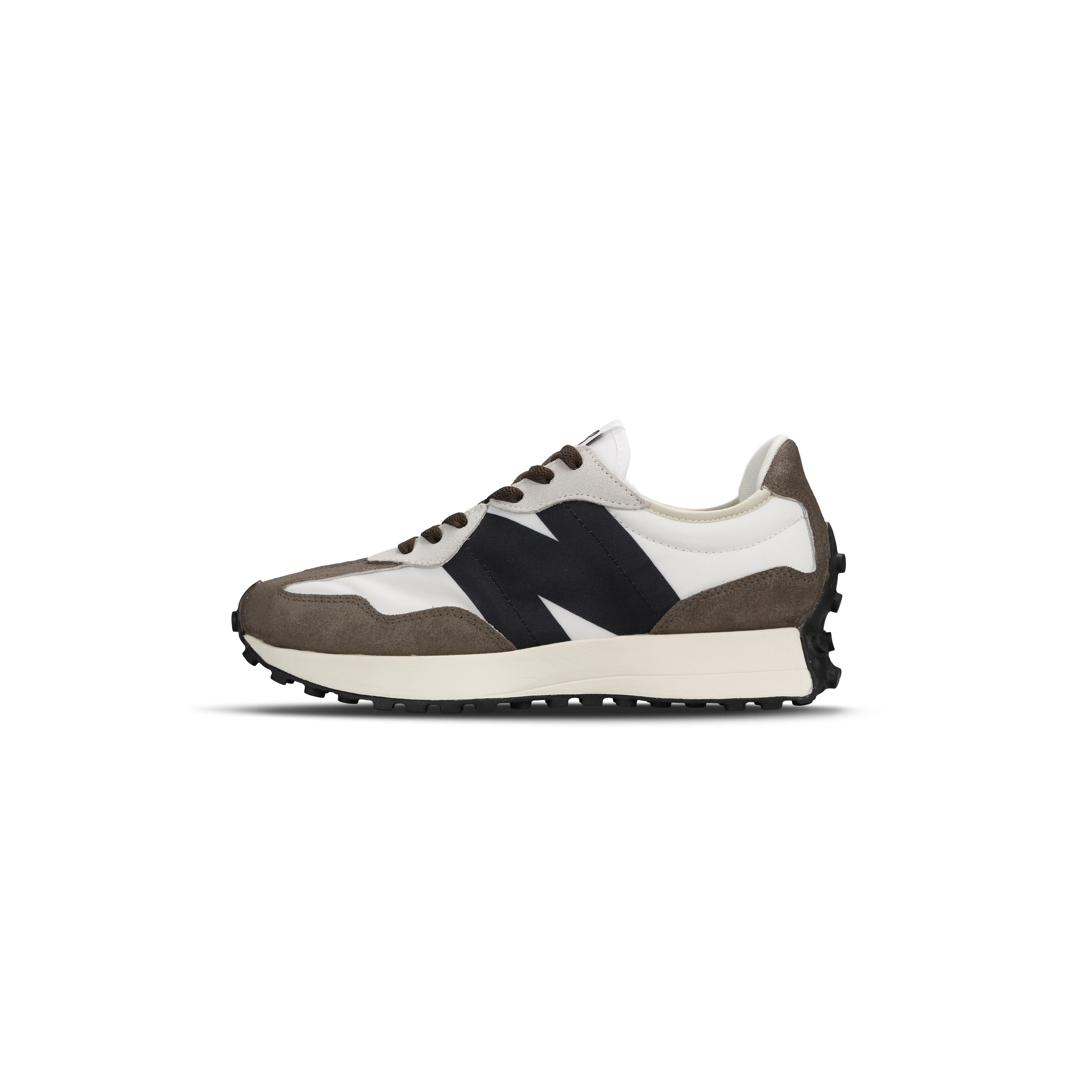 

New Balance NB 327 Cushioning, Wear Resistant Low top Running Shoes Unisex Black White Brown MS327FE(Team333-) 40.5