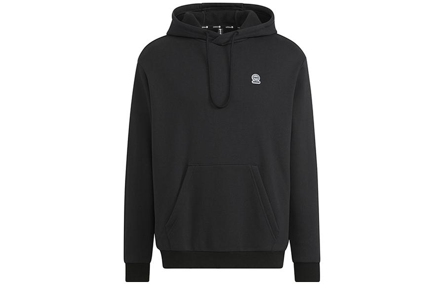 Adidas Neo Sweatshirts Unisex Black Hooded Moderate Regular HN8747 L