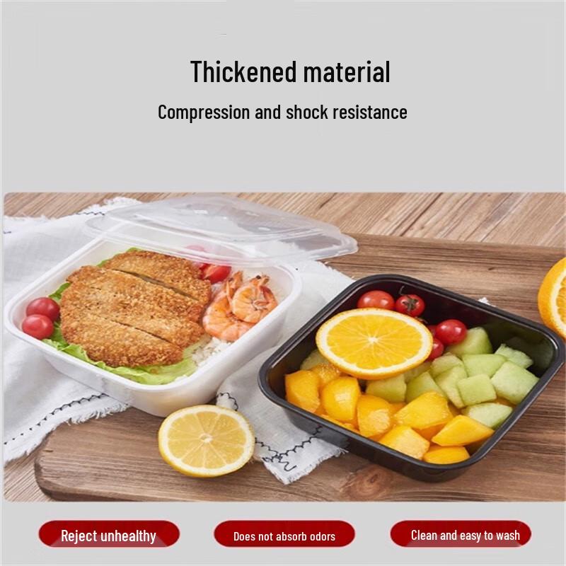 Disposable Square Takeaway Food Containers