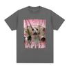 Professional Yapper Meme T-Shirt Funny Cat Lovers Graphic Short Sleeve T Shirt 100% Cotton Casual Comfort Loose T-shirts Unisex