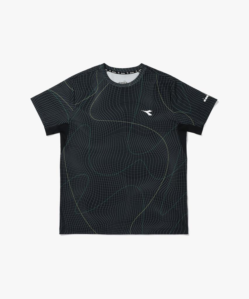 Diadora Tennis Performance Contour Short Sleeve T-Shirt Ptn Black