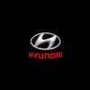 2PCS LED Car Welcome Door Lights Badge Accessory For Hyundai Genesis N-LINE I10 I20 I30 I40 IX20 IX35 Kona Getz Veloster Tucson PP18