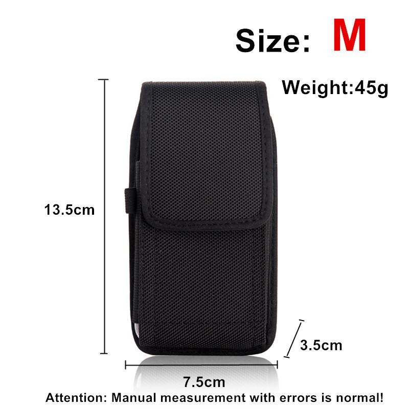 

Мобильная поясная сумка вертикальная мужская кожаный чехол ткань Оксфорд нейлоновая ткань ремень поясная сумка для iPhone Samsung